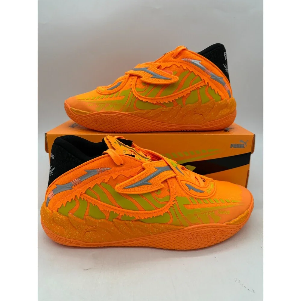 Puma MB.05 X Lamelo Ball Fast & Furious Men's Size 13 Orange Shoes 312796 01